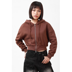 Cropped Hood Jacket