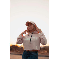 Woman Holding Hoodie