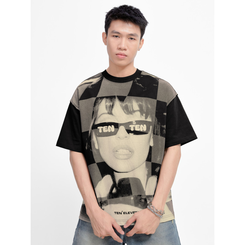 Regular T-Shirt With Printed