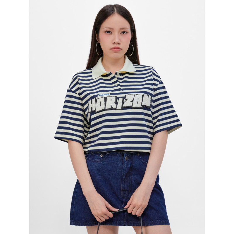 Oversized Stripe Polo
