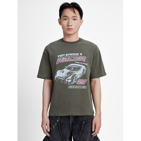 Regular T-Shirt With Printed