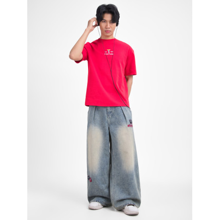 Oversized T-Shirts With Printed
