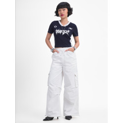 Wide Leg Cargo Trouser