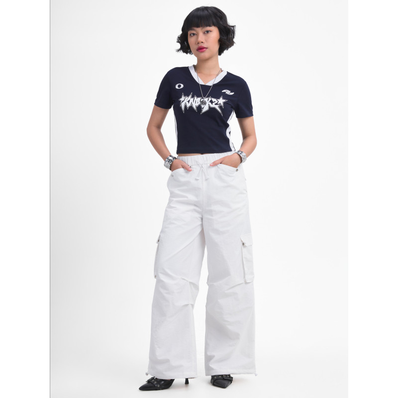 Wide Leg Cargo Trouser