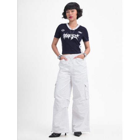 Wide Leg Cargo Trouser